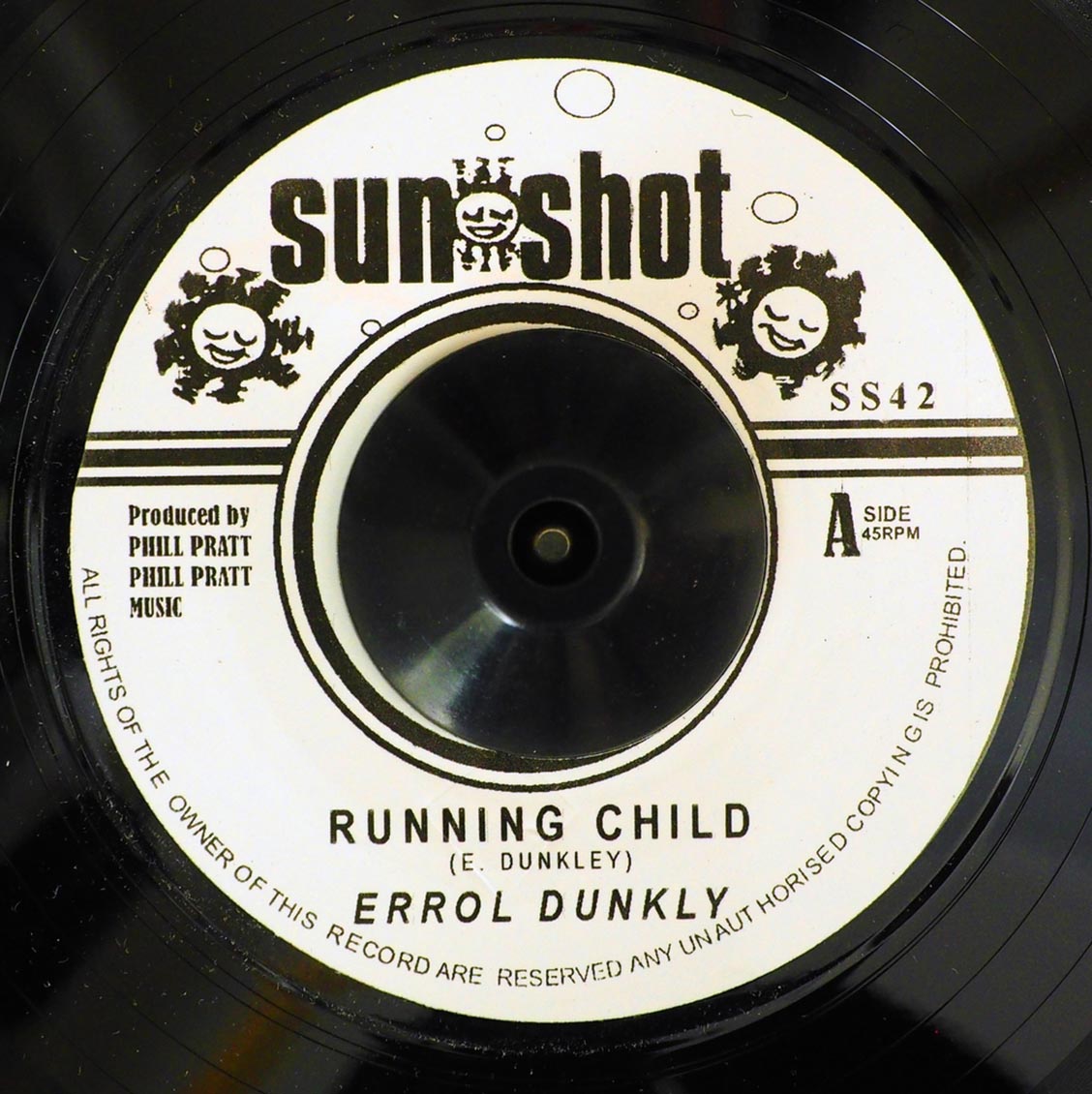 Errol Dunkley Running Child  /  Tropical Shadows - Anniversary