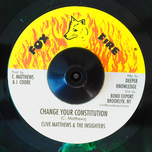 Clive Matthews & The Insighters Change Your Constitution  /  Version