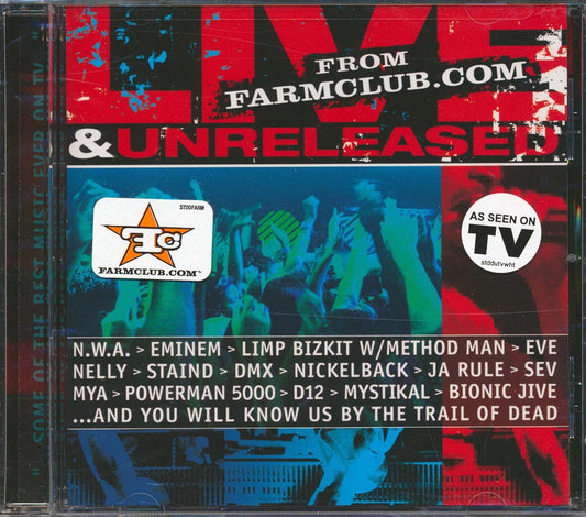 NWA, Eminem, Nelly, DMX, Etc. - Live & Unreleased From Farmclub.com (marked/ltd stock)