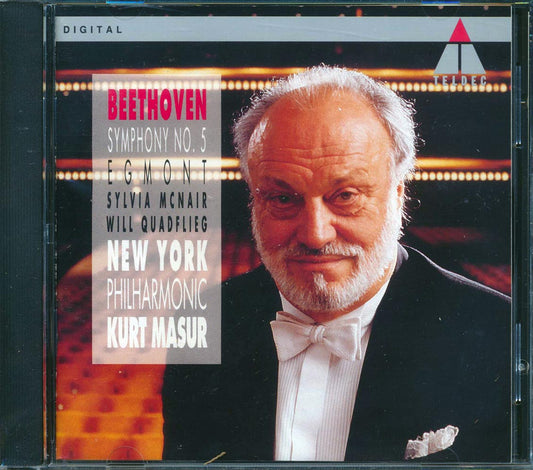 Kurt Masur, Beethoven, Egmont, New York Philharmonic - Beethovan: Symphony No. 5, OP. 67; Egmont, OP. 84 (incl. large booklet) (marked/ltd stock)