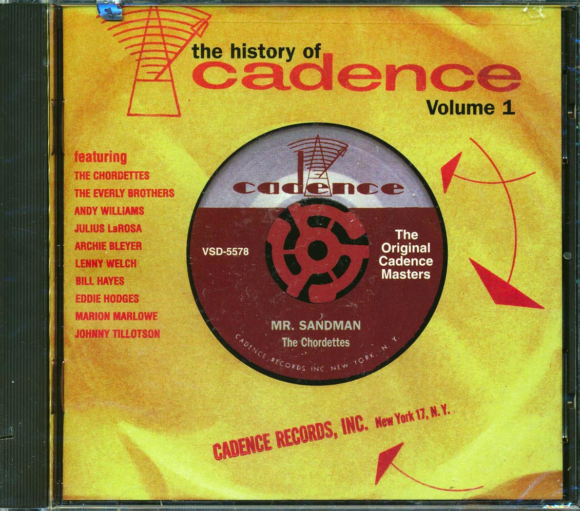 Andy Williams, The Chordettes, The Everly Brothers, Etc. - The History Of Cadence Volume 1 (marked/ltd stock)