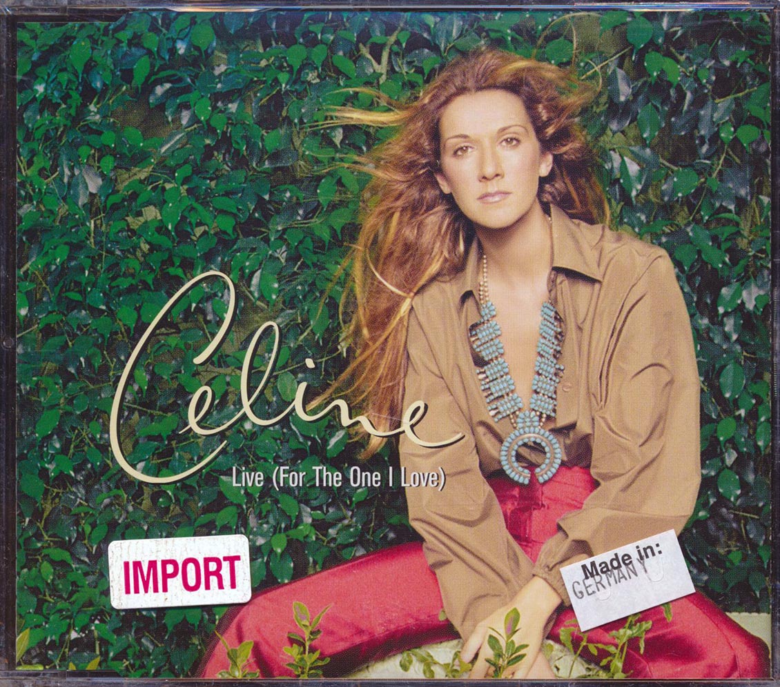 Celine Dion - Live (For The One I Love) (3 Track EP)