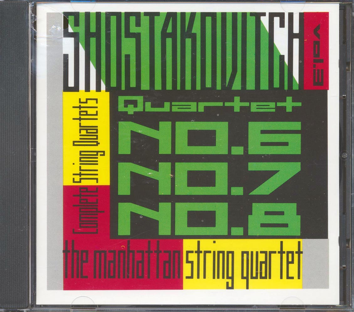 Dmitri Shostakovitch, Manhattan String Quartet - The Complete String Quartets Volume 3