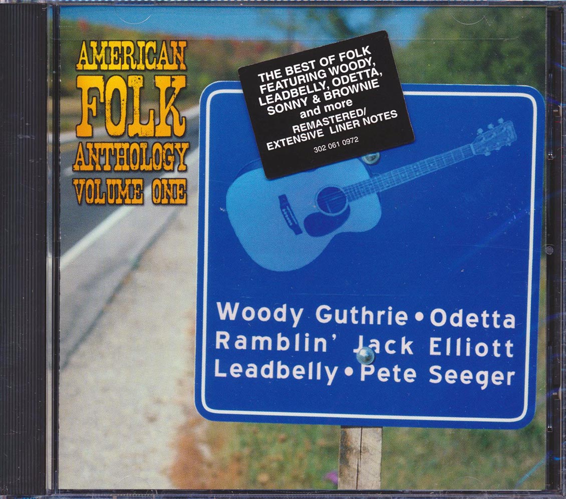 Woody Guthrie, Odetta, Ramblin' Jack Elliott, Leadbelly, Pete Seeger, Etc. - American Folk Anthology Volume 1 (incl. large booklet) (marked/ltd stock) (remastered)