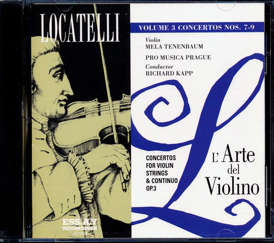 Locatelli - L'arte Del Violino Volume 3 Concertos Nos. 7-9, Mela Tenenbaum, Richard Kapp