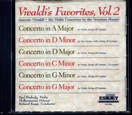 Antonio Vivaldi - Vivaldi's Favorites Volume 2