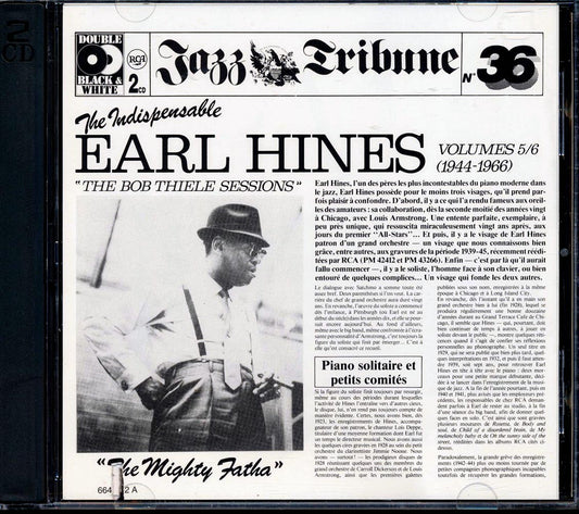 Earl Hines - The Indispensable Earl Hines Volumes 5/6 (1944-1966) The Bob Thiele Sessions (20 tracks) (2xCD) (marked/ltd stock)