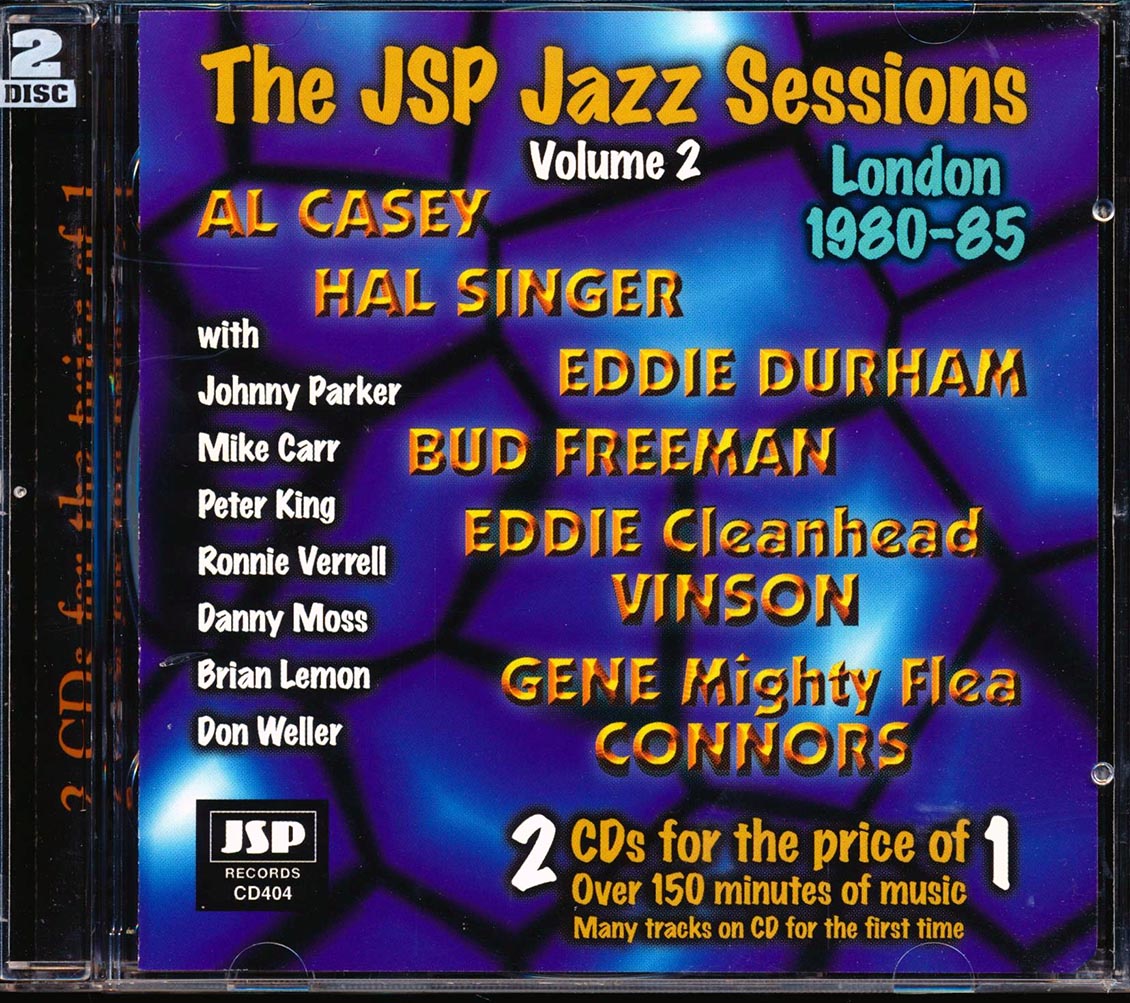 Bud Freeman, Eddie Cleanhead Vinson, Eddie Durham, Etc. - The JSP Jazz Sessions Volume 2: London 1980-85 (29 tracks) (2xCD)