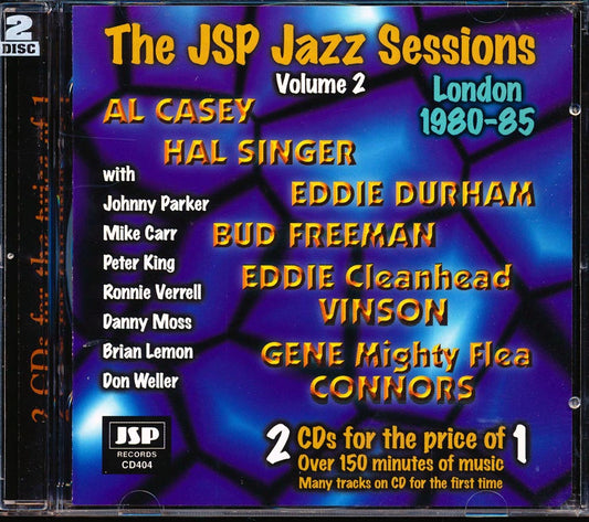 Bud Freeman, Eddie Cleanhead Vinson, Eddie Durham, Etc. - The JSP Jazz Sessions Volume 2: London 1980-85 (29 tracks) (2xCD)