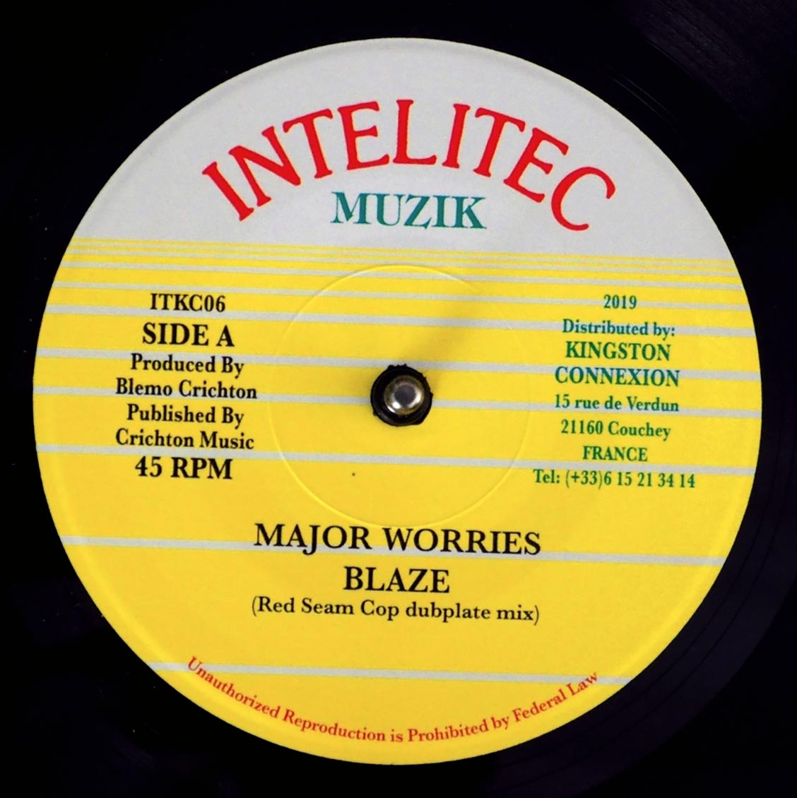 Major Worries Blaze (Red Seam Cop Dubplate Mix) / Version