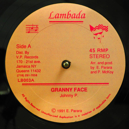 Johnny P Granny Face; Version  /  Tuffest - Mary; Version