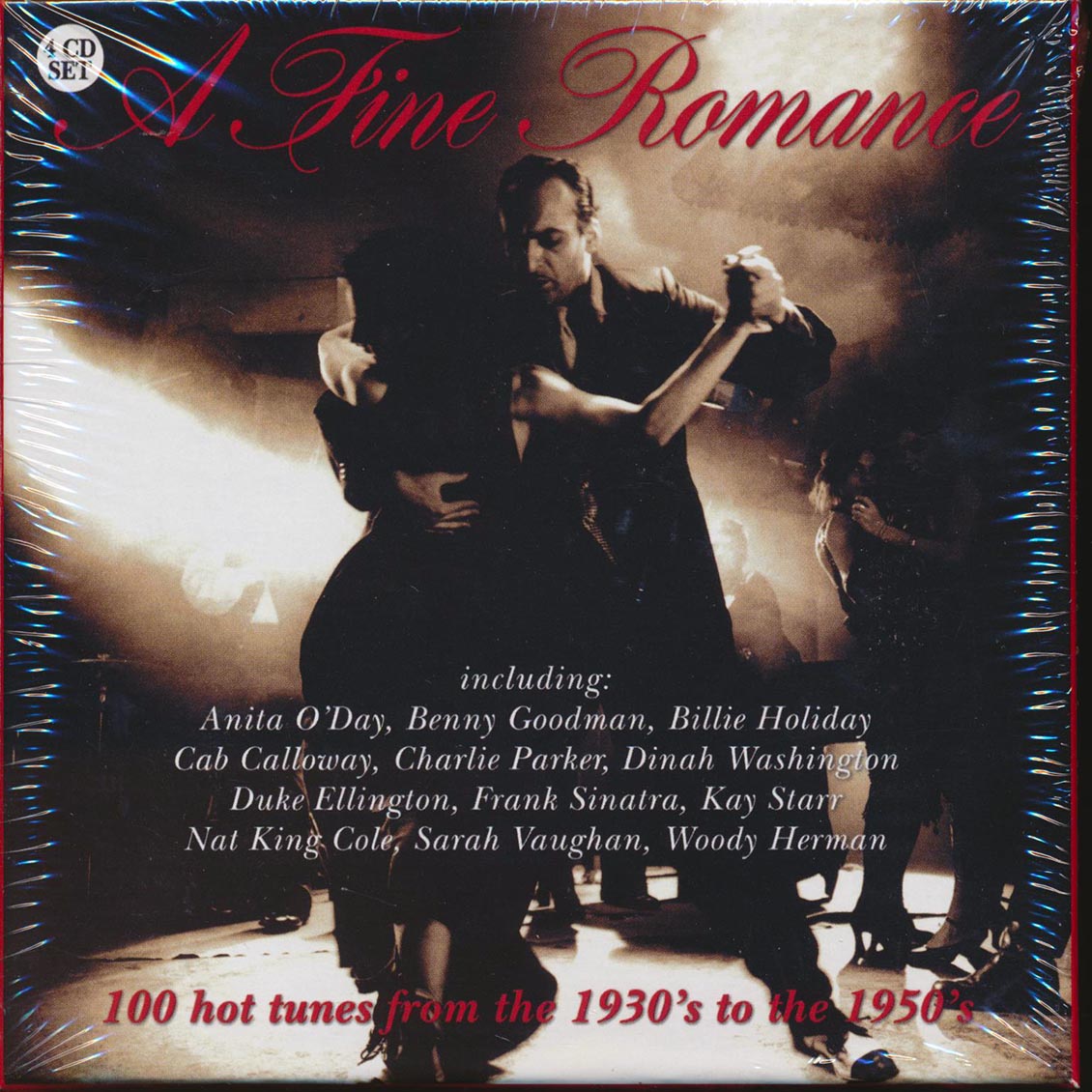 Cab Calloway, Billie Holiday, Benny Goodman, Frank Sinatra, Etc. - A Fine Romance: 100 Hot Tunes From The 1930s To The 1950s (100 tracks) (4xCD) (box set)