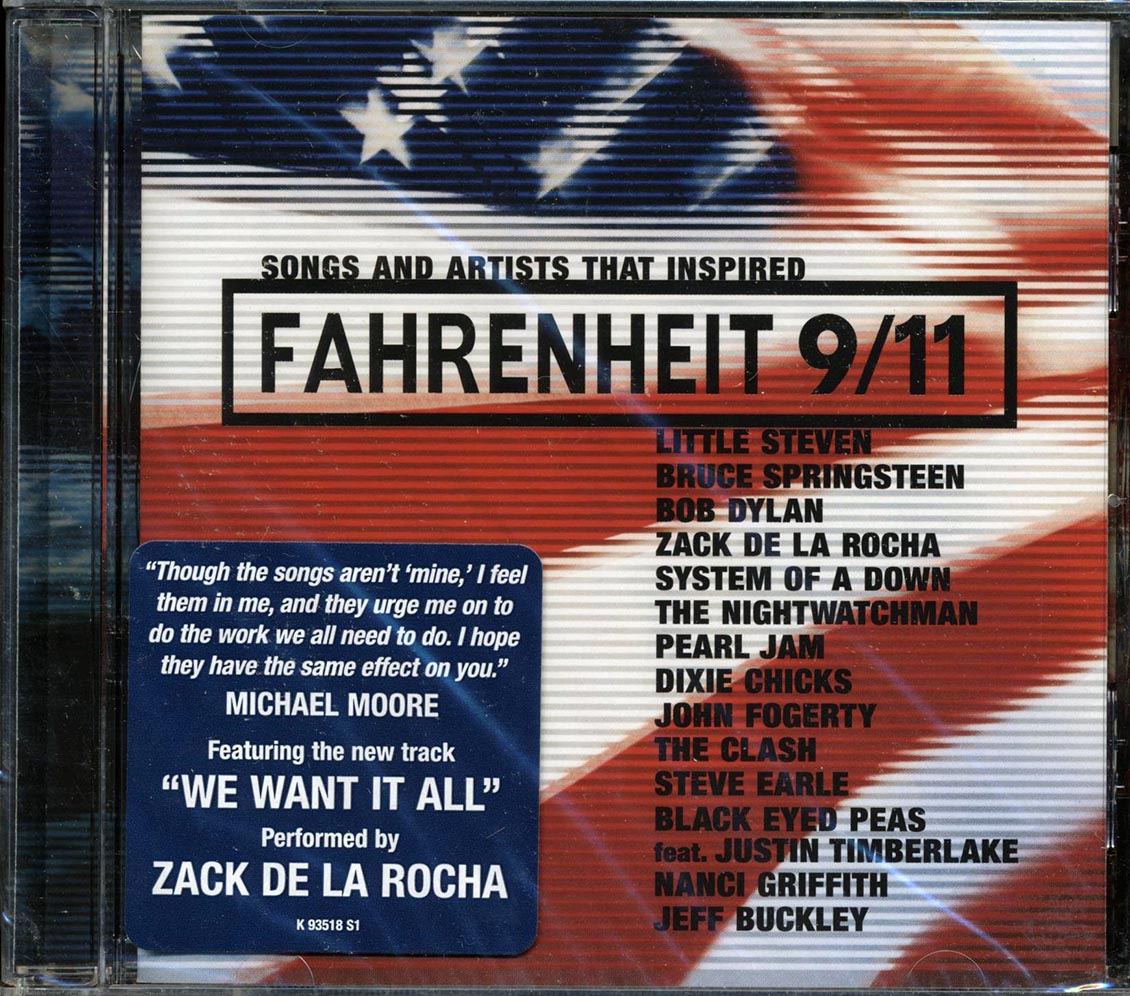 Bruce Springsteen, Bob Dylan, The Nightwatchman, Etc. - Songs And Artists That Inspired Fahrenheit 9/11 (marked/ltd stock)