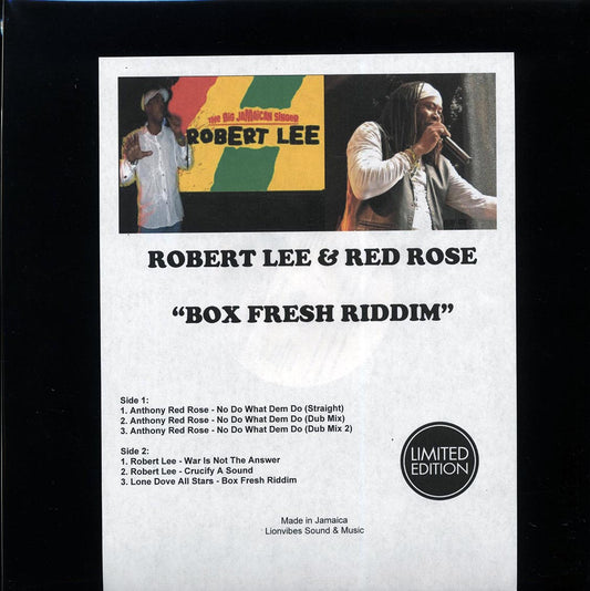 Anthony Red Rose No Do What Dem Do (Straight); Anthony Red Rose - No Do What Dem Do (Dub Mix); Anthony Red Rose - No Do What Dem Do (Dub Mix 2)  /  Robert Lee - War Is Not The Answer; Robert Lee - Crucify A Sound; Robert Lee - Box Fresh Riddim