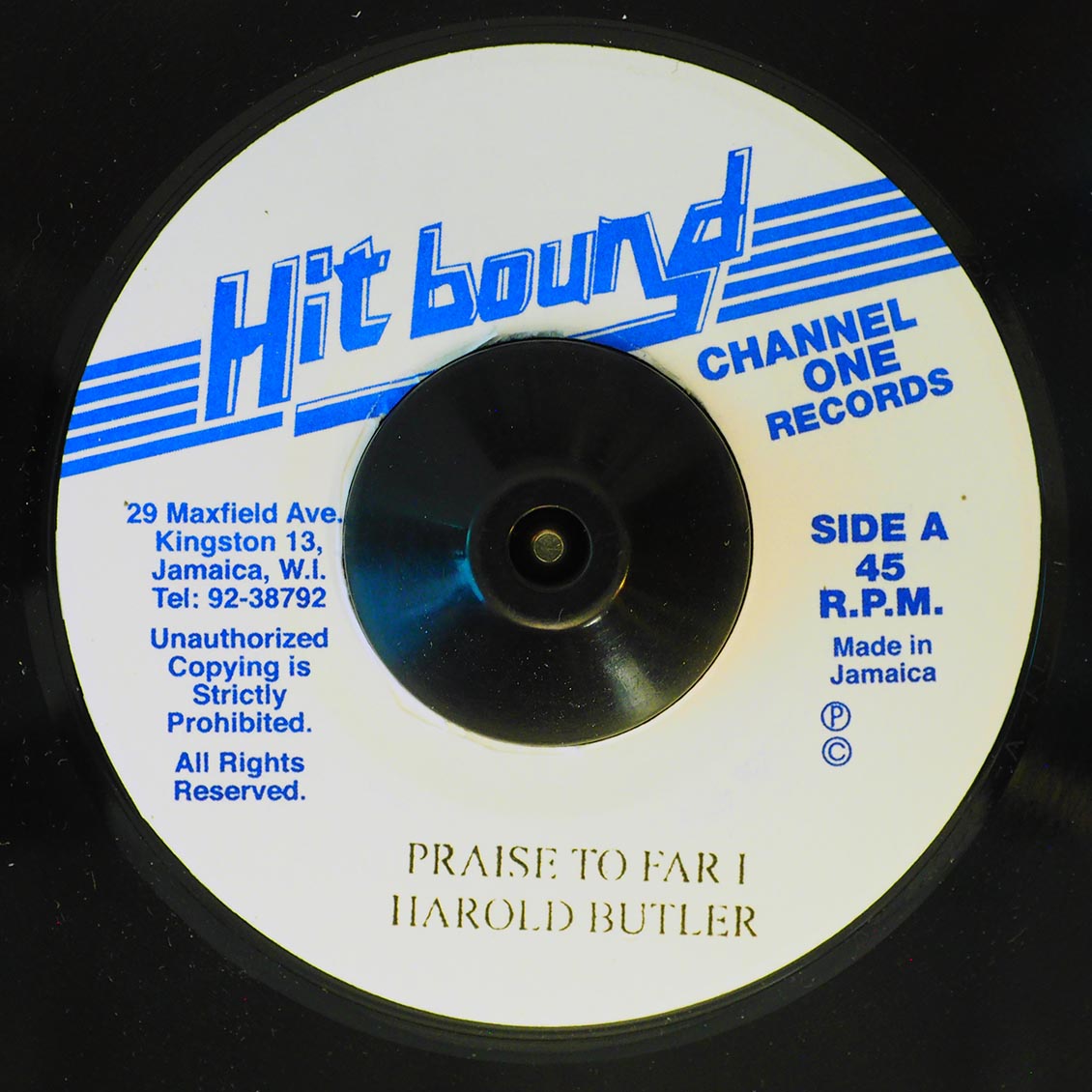 Harold Butler Praise To Far I  /  Version