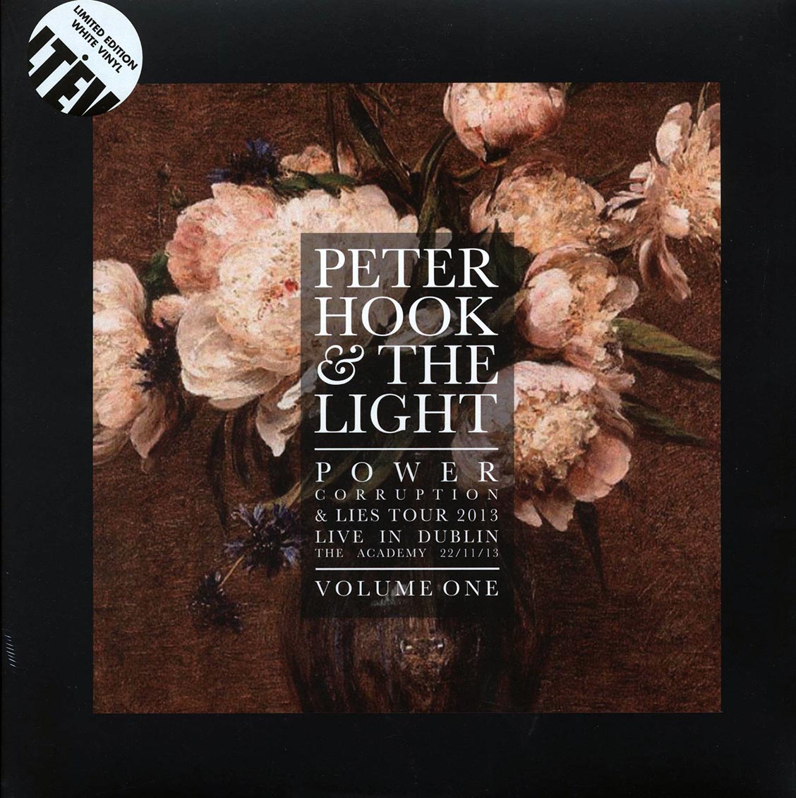 Peter Hook & The Light - Power, Corruption & Lies Tour 2013 Volume 1: Live In Dublin, The Academy, 22/11/13 (RSD 2017) (ltd. ed.) (white vinyl)