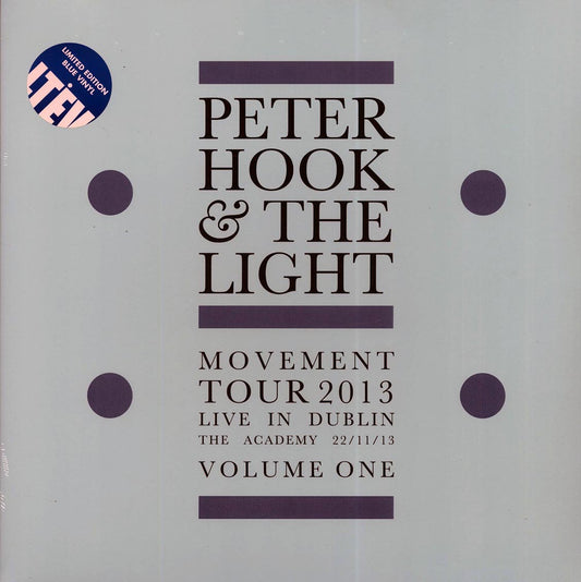 Peter Hook & The Light - Movement Tour 2013 Live In Dublin Volume 1: The Academy 22/11/13 (RSD 2017) (ltd. ed.) (blue vinyl)