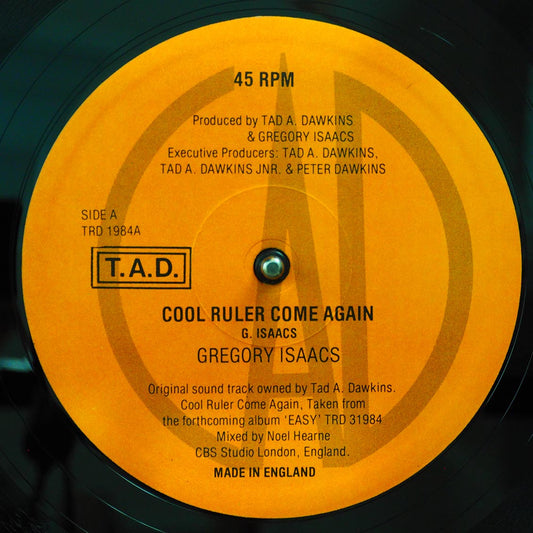 Gregory Isaacs Cool Ruler Come Again (Extended Mix)  /  Roots Radics - Tad's Come Again