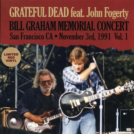 Grateful Dead, John Fogerty - Bill Graham Memorial Concert Volume 1: San Francisco CA, November 3rd, 1991 (red vinyl)