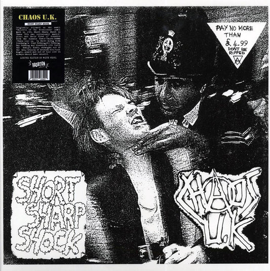 Chaos UK - Short Sharp Shock (white vinyl)