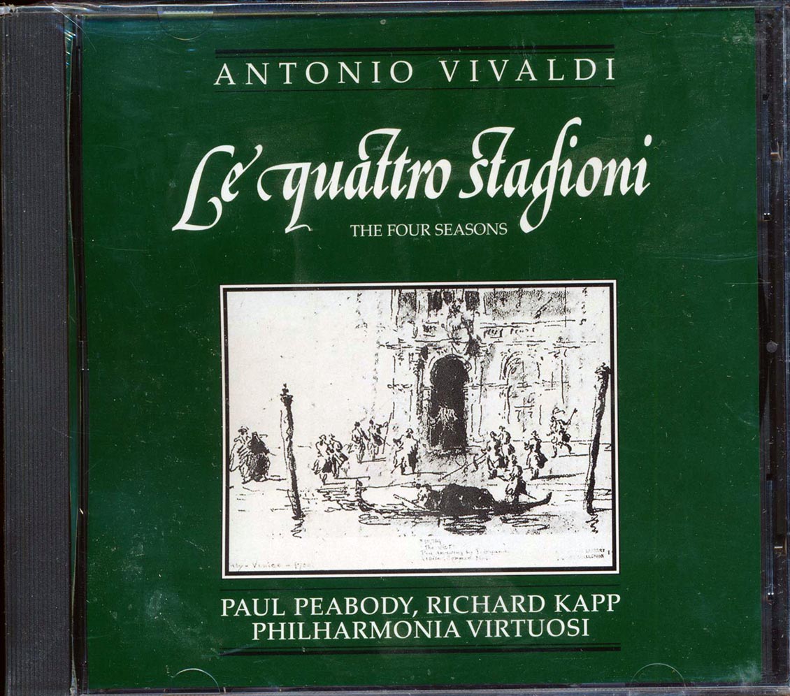 Antonio Vivaldi, Paul Peabody, Richard Kapp, Philharmonic Virtuosi - The Four Seasons