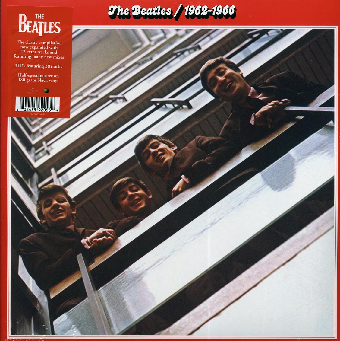 The Beatles - 1962-1966 (The Red Album) (2023 German Pressing) (+12 bonus tracks) (3xLP) (180g) (remastered)