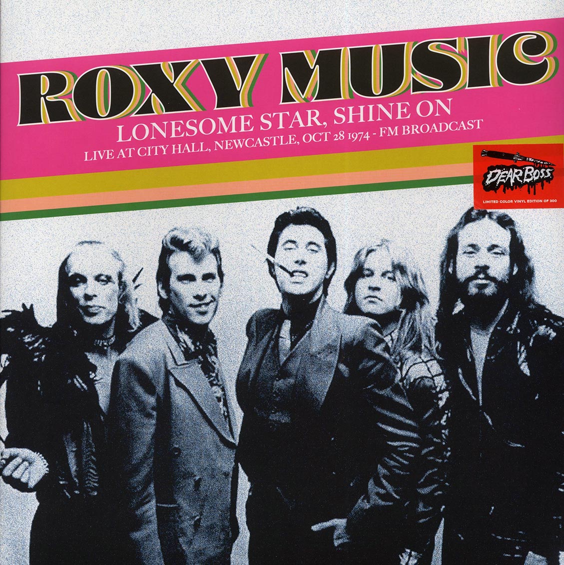 Roxy Music - Lonesome Star, Shine On: Live At City Hall, Newcastle, Oct 28 1974 (ltd. 300 copies made) (2xLP) (colored vinyl)