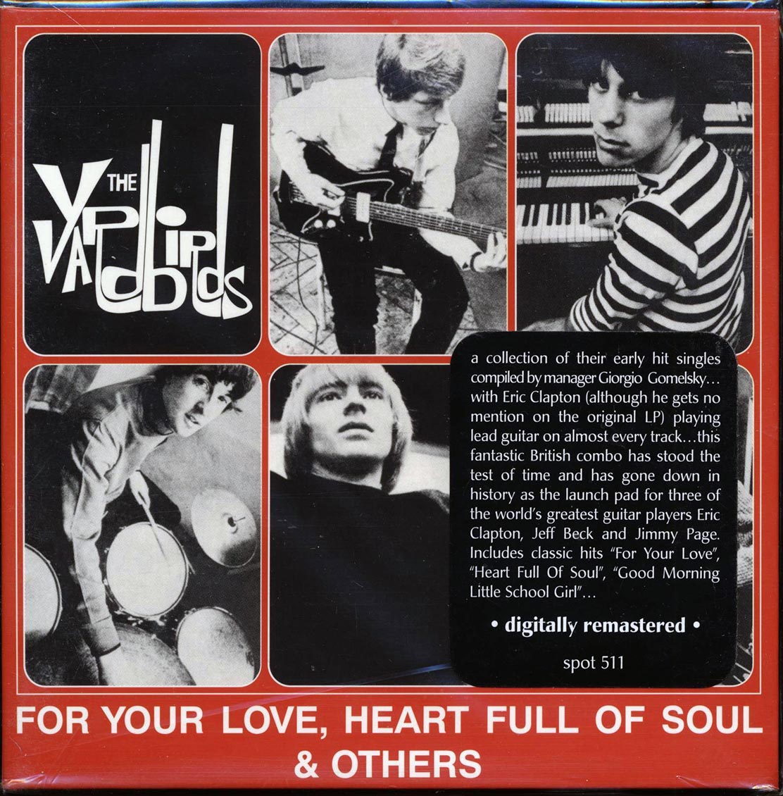 The Yardbirds - For Your Love, Heart Full Of Soul & Others (ltd. ed.) (deluxe mini-LP slipsleeve edition) (remastered)