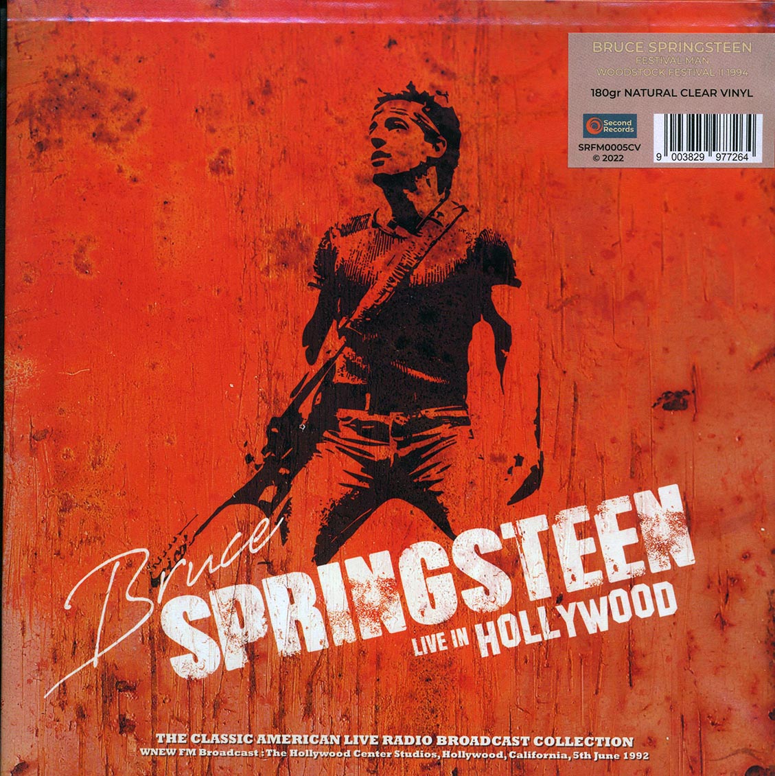 Bruce Springsteen - Live In Hollywood: Hollywood Center Studios, 5th June 1992 (180g) (clear vinyl)