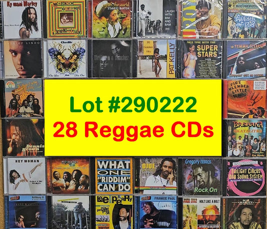 U Roy, The Skatalites, Gregory Isaacs, Bob Marley, John Holt, Mad Professor, Dennis Brown, Etc. - Lot #290222: 28 Reggae CDs (NEW/SEALED)