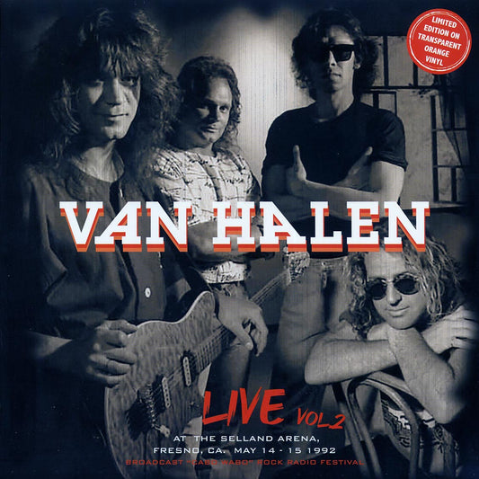 Van Halen - Live At The Selland Arena Volume 2, Fresno, CA, May 14-15 1992 (orange vinyl)