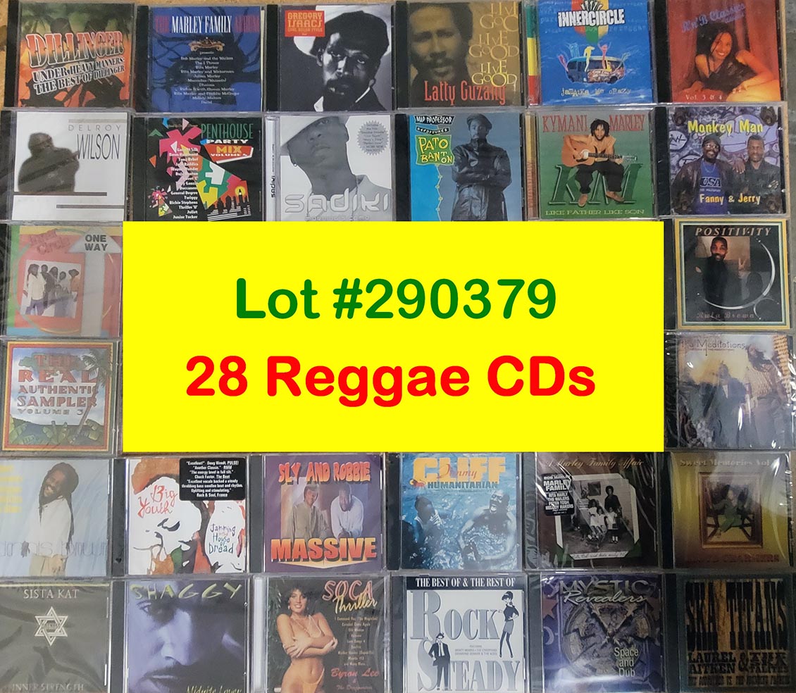 Bob Marley, Gregory Isaacs, Sly & Robbie, Big Youth, Meditations, Etc. - Lot #290379: 28 Reggae CDs (NEW/SEALED)