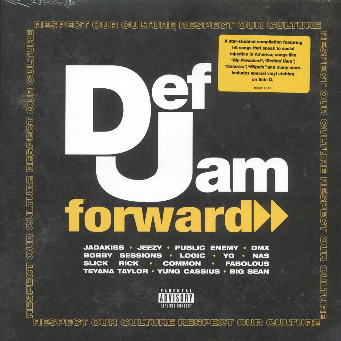 Nas, Logic, Common, John Legend, Public Enemy, Etc. - Def Jam Forward: Respect Our Culture (2xLP)