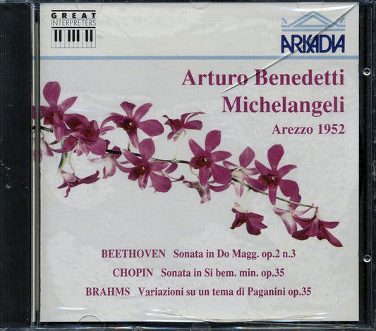 Arturo Benedetti, Michelangeli, Beethoven, Chopin, Brahms - Arezzo 1952